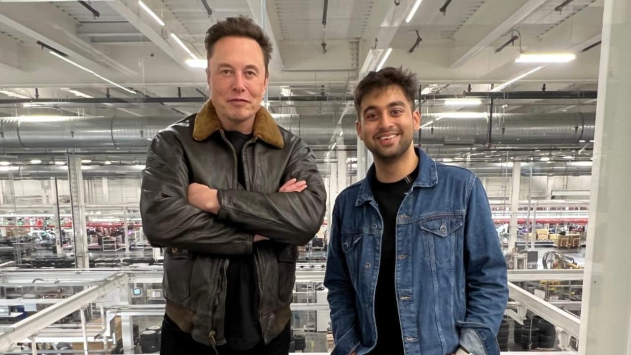 Elon Musk meets Twitter friend Pranay Pathole, Pune techie shares photo on Twitter